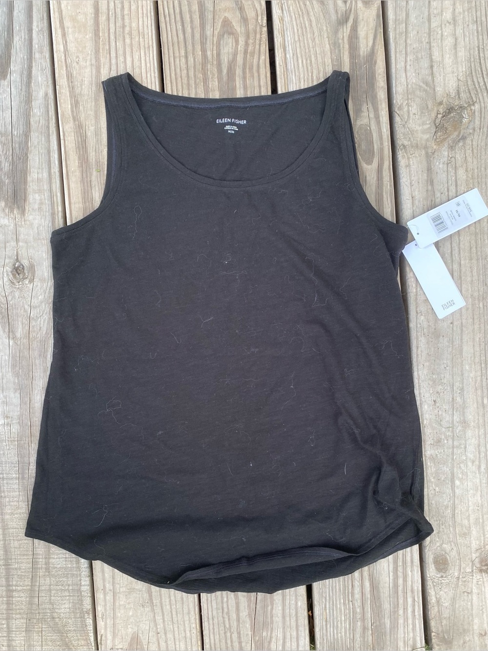 Eileen Fisher Black Classic Scoop Tank